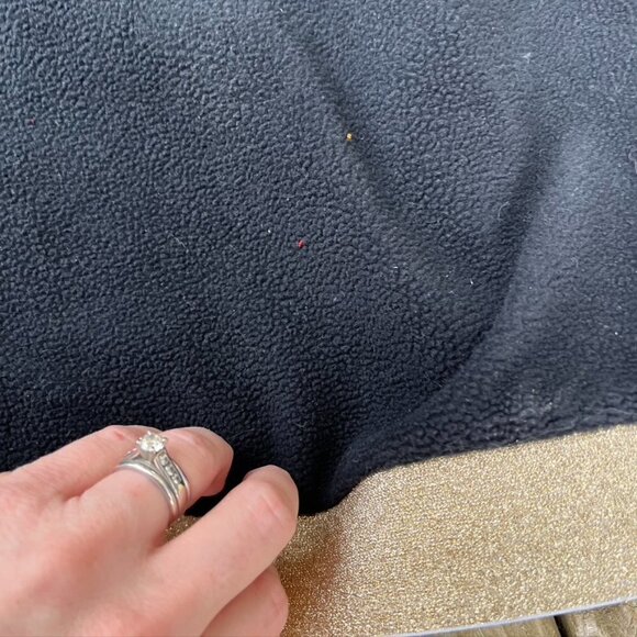 Nike black fleece gold trim pullover sweatshirt Large - Picture 10 of 11